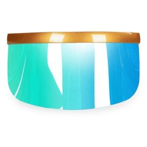 Tipsy Elves Million Dollar Baby Visor Ice Blue NWT